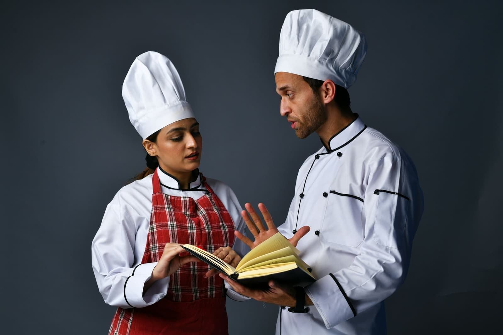Elegant culinary plating and presentation