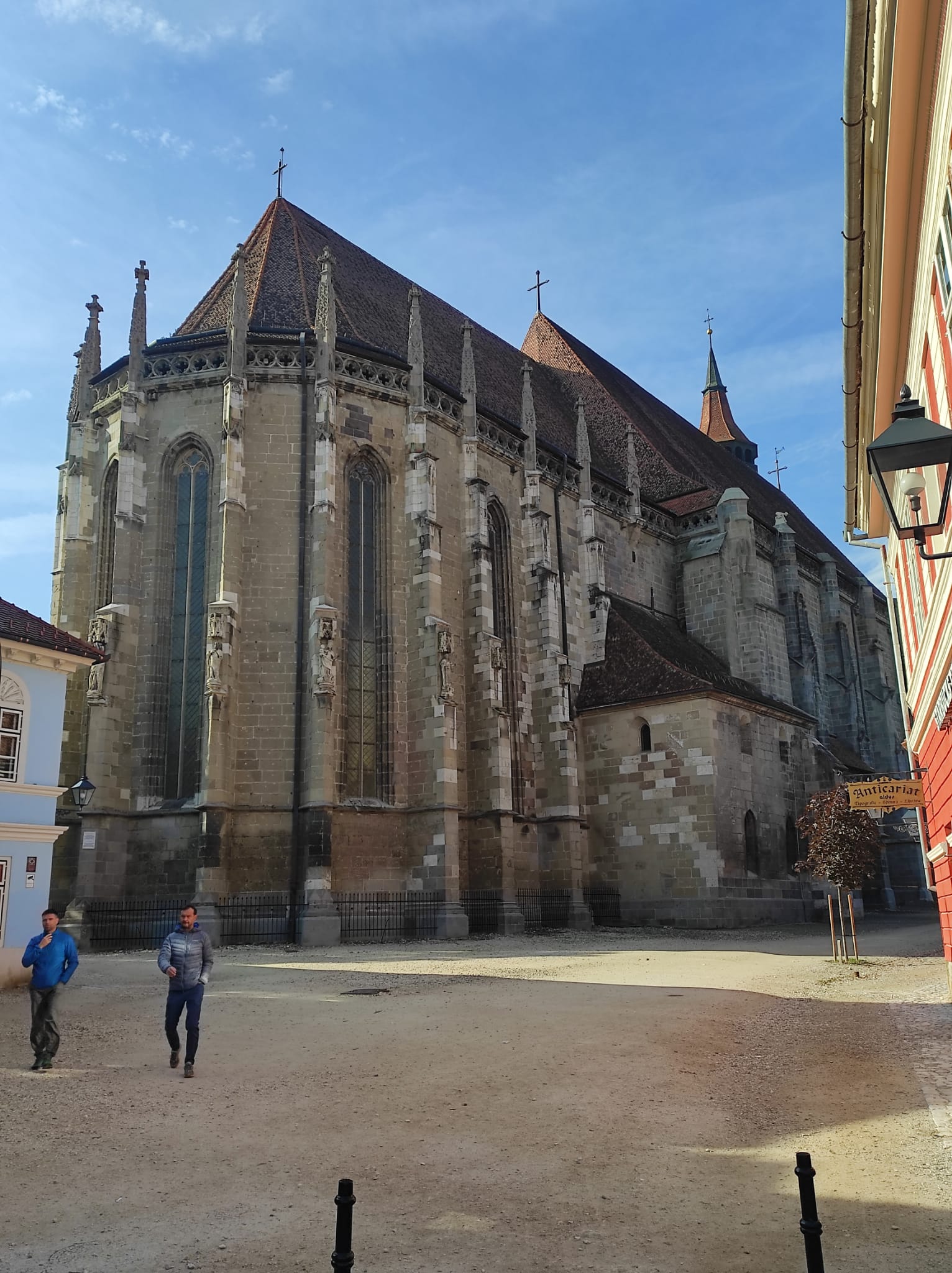 Exterior view of the Black Church in Brașov