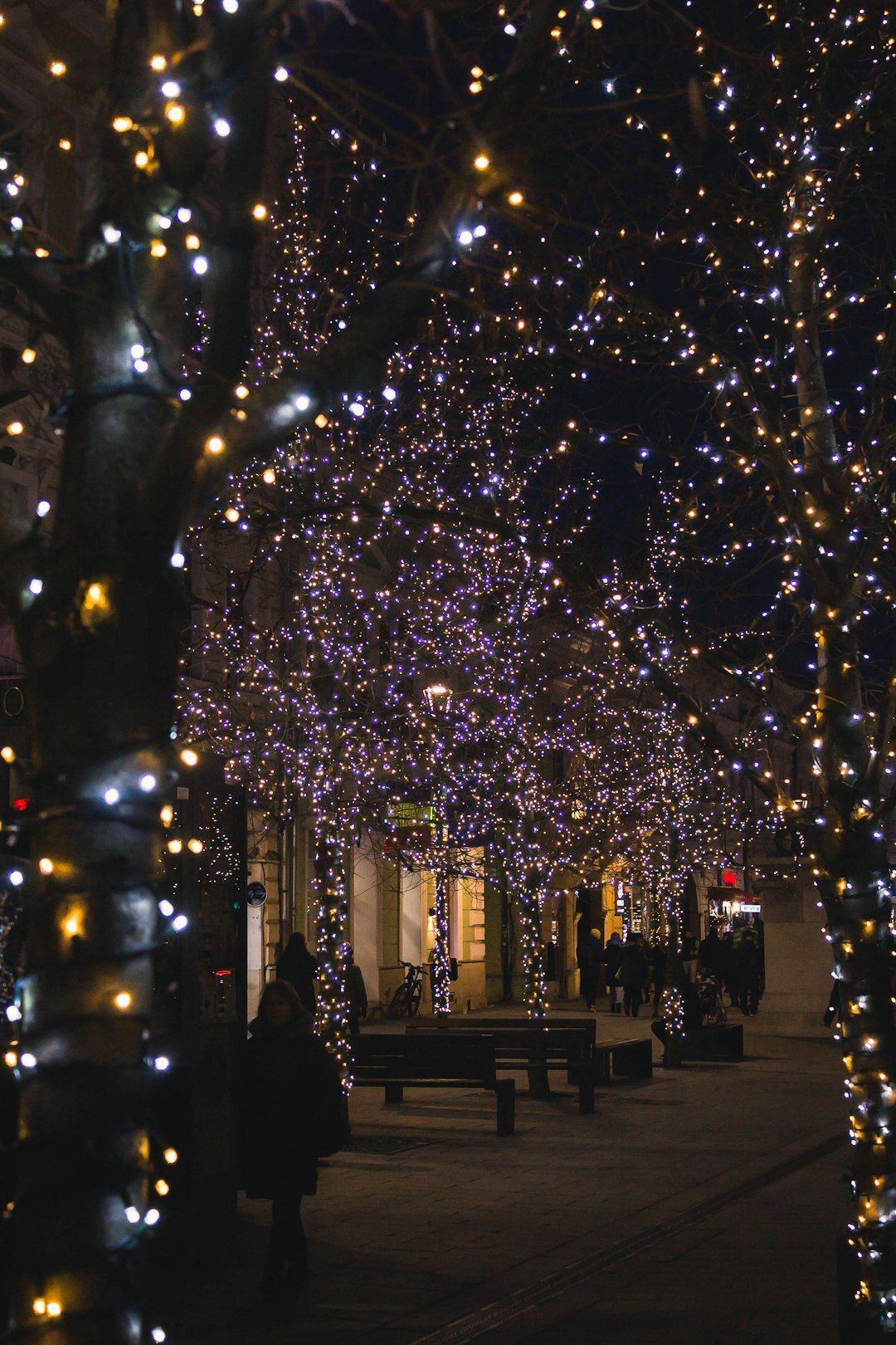 Brașov's Council Square decorated for the Christmas Fair.