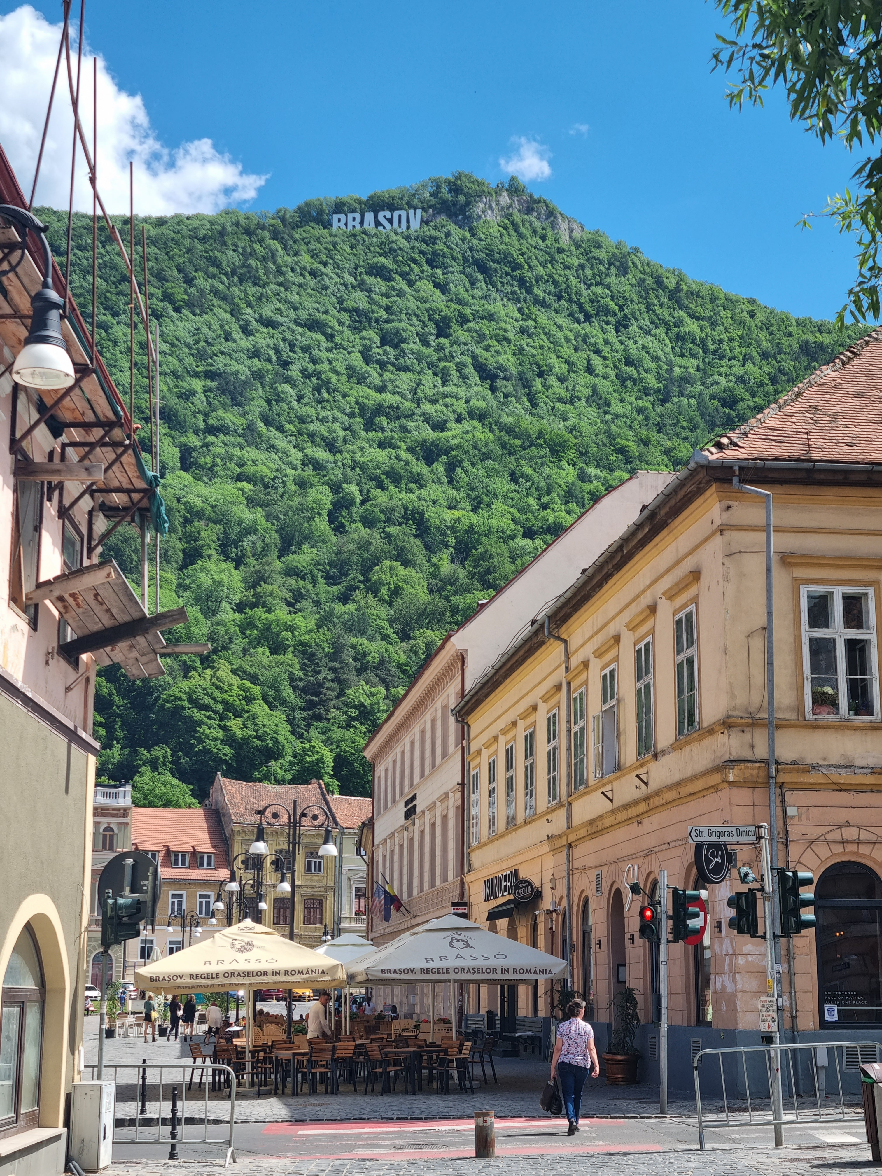 Summer landscape in Brasov